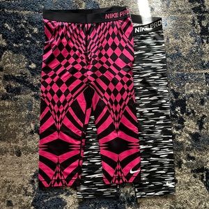 Nike pro Dri-fit cropped leggings pair